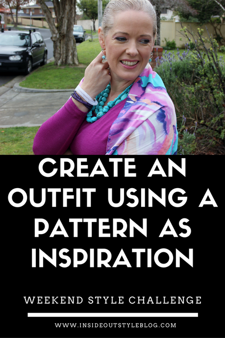 Create an outfit using a pattern - weekend style challenge #insideoutstyle