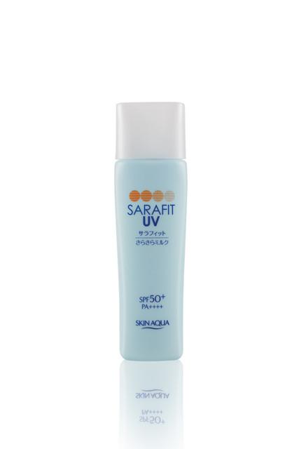 Sunplay Skin Aqua Sarafit Fragrance Free UV Milk SPF 50+ PA++++, $14.90 for 40ml
