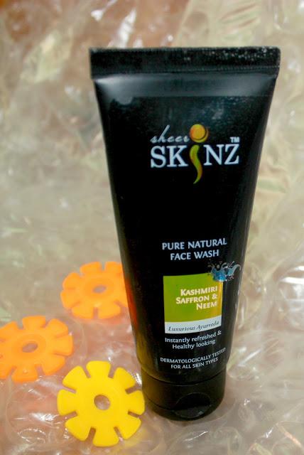 Sheer Skinz Pure Natural Face Wash Kashmiri Saffron & Neem Quick Review