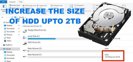 Increase-hard-disk-size
