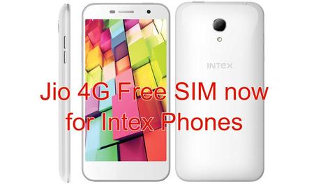 Know if your Intex Smartphone is eligible for Jio 4G Free SIM???
