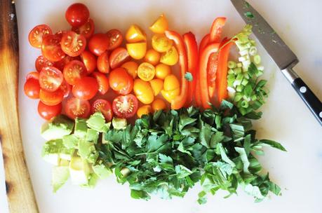 A SATISFYING SALAD LUNCH.