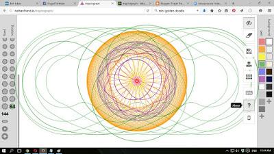 Image: Inspirograph | interactive browser-based Spirograph emulator | designed by Nathan Friend