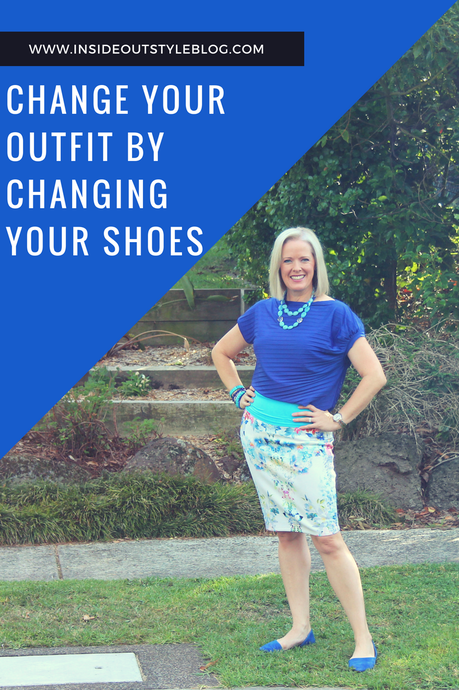 change your shoes to change your outfit
