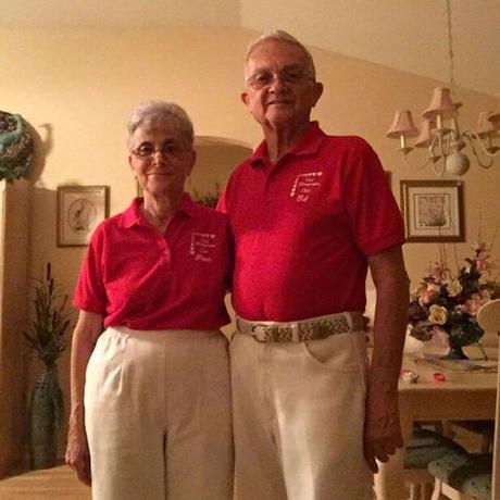 Grandparents From Washington Matching Clothes Since 52 Years