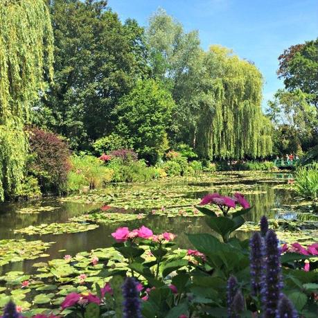Monet water lilies garden in Giverny