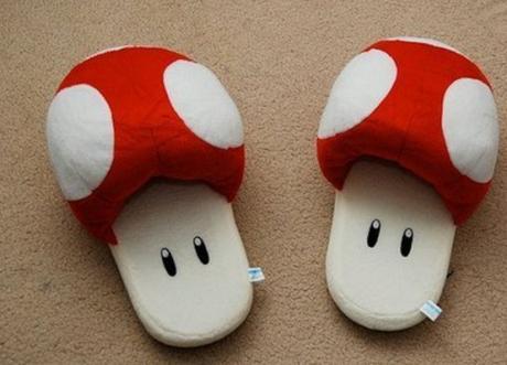 Novelty Super Mario Mushroom Slippers