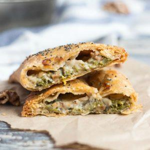 Broccoli, Blue Cheese and Walnut Hand Pies