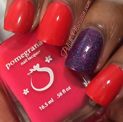 Pomegranate Nail Lacquer - Heliotrope