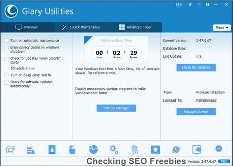 Download Glary Utilities PRO Final + Portable Software Available