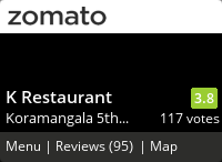 K Restaurant Menu, Reviews, Photos, Location and Info - Zomato