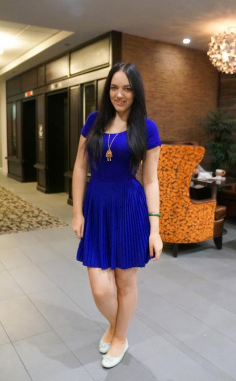 Trendy Techie’s Guide to the Grace Hopper Celebration electric_blue_pleated_dress_grace_hopper_2014_2