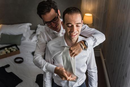 Wood Norton Hotel | Enric & Joules groom at the Wood Norton Hotel