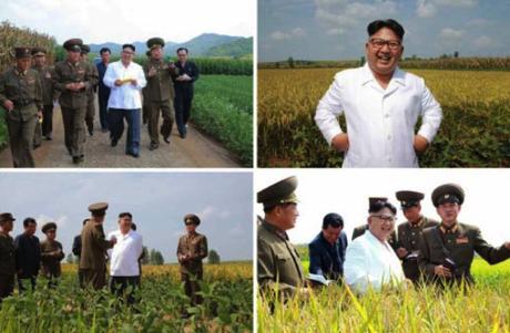 Kim Jong Un Visits Farm