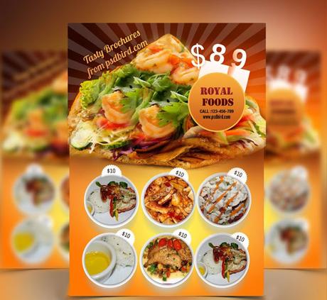 Download Restaurant Food Menu Flyer Template PSD Free