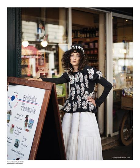 Sarah Engelland in Amélie by Benjamin Kanarek for SCMP Post Fashion Sarah Engelland in Christian Dior Haute Couture © Benjamin Kanarek