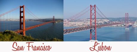 Golden Gate Bridge vs Ponte 25 de Abril