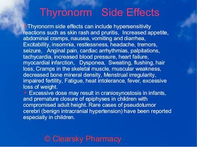 side effects of Thyronorm medicine