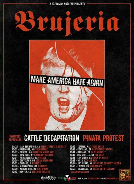 CATTLE DECAPITATION Announces US Tour With Brujeria + Headlining Shows This September