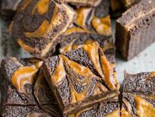 Pumpkin Cheesecake Brownies (Gluten Free Refined Sugar Free)