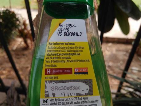 Marico’s Hair & Care Non Sticky Hair Oil Review with Free Hair Cut