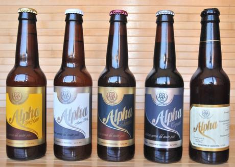 Various beers brewed in Andorra