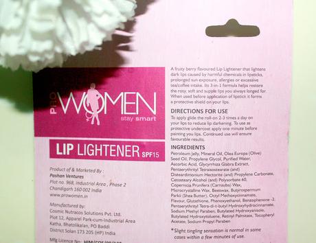 PROWOMEN Lip-Lightener And Non-Tinted Lipstick Undercoat Review