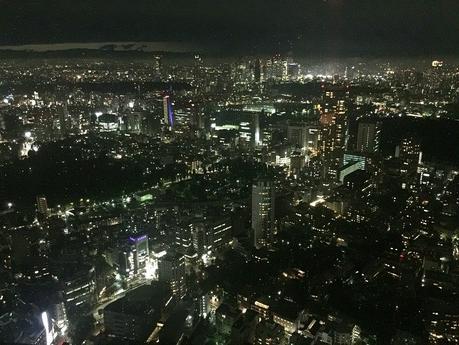 nighttime view of Tokyo