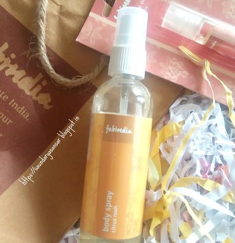 Fabindia Fragrances- Citrus Rush Body Spray and Wild Rose Perfume Oil