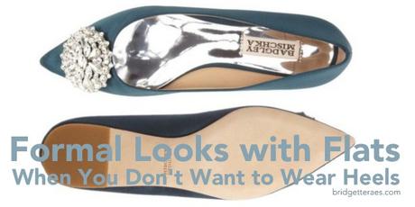 formal looks with flats