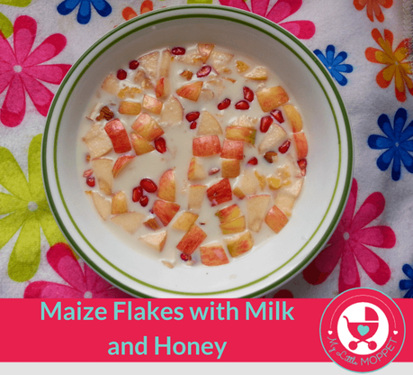 Maize Flakes with Milk and Honey