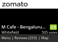 M Cafe - Bengaluru Marriott Hotel Whitefield Menu, Reviews, Photos, Location and Info - Zomato