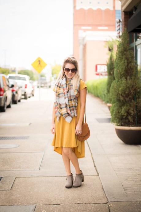 Fall vibin’ with Carly from LuLaRoe Fall vibin' with Carly from LuLaRoe; dress her up or dress her down! Tie in a knot or leave it long and flowing. This color is perfect for fall and so easy to accessorize!