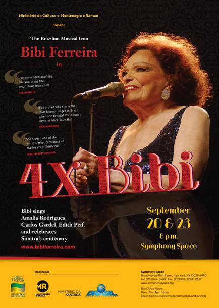 A Brazilian on Broadway: Bibi Ferreira, the Grande Dame of the Brazilian Stage, Takes a Slice Out of the Big Apple