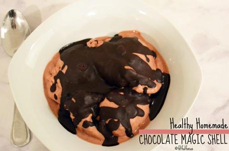 Healthy Homemade Chocolate Magic Shell {vegan, paleo, gluten free, soy free}