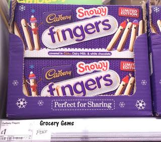 New Instore: Cadbury Snowy Fingers, Fibre One Salted Caramel Bars & More