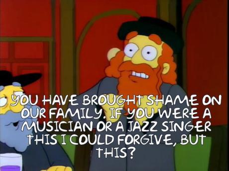 Krusty's Dad Simpsons Jazz Singer Reference