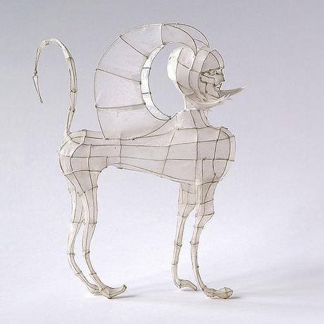 Paper Art Exhibit - Paper Creatures at the Old Jaffa Museum Sphinx - Polly Verity