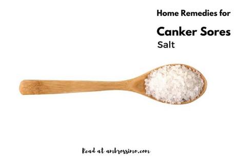 Salt for How to Get Rid of Canker Sores