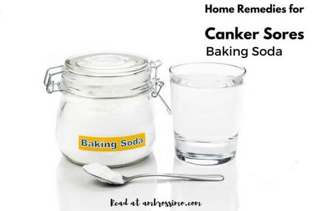 Baking soda - how to get rid of canker sores