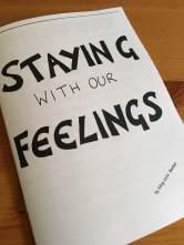 New Zine! Staying with feelings