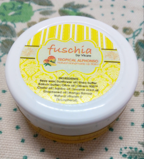 Review Natural Handmade LIP BALM in Tropical Alphanso by Fushia by Vkare Review Natural Handmade LIP BALM in Tropical Alphanso by Fushia by Vkare