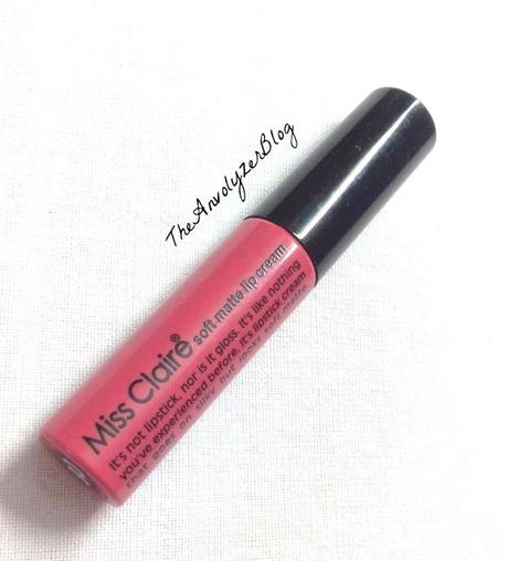 Review Swatches Miss Claire Soft Matte Lip Cream in Shade 08