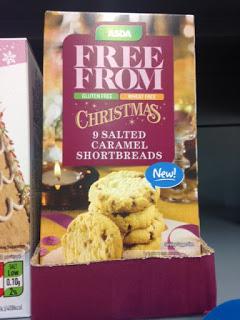 asda free from salted caramel shortbreads 