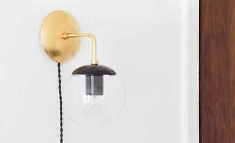 Class Update: How to Make a Brass Wall Sconce