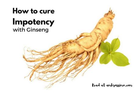 Ed therapy with ginseng