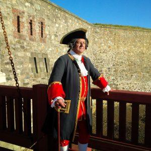 Cape Breton - Louisbourg Fortress - Sentry at the Dauphin Gate 2
