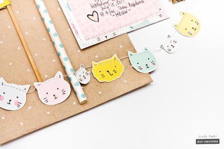Crate Paper Design Team : Kitty Card Invite