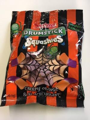 Today's Review: Drumstick Squashies Creepy Orange & Blackcurrant