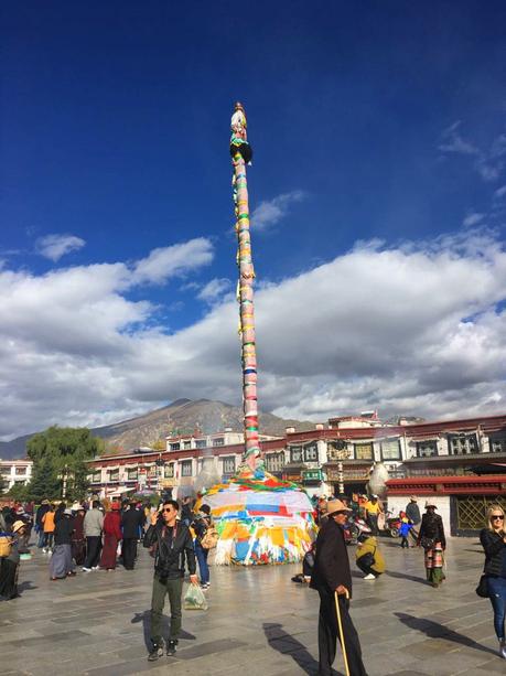 The Roof of the World: Why Travelling to Tibet Should Be On Your Bucket list! prayer-pole-lhasa